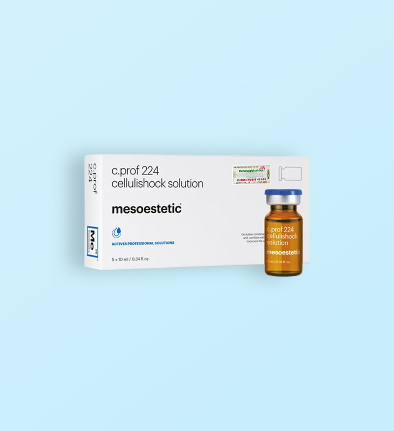 Mesoestetic C.prof 224 Cellulishock Solution - Dung dịch điều trị cellulite (sần vỏ cam)