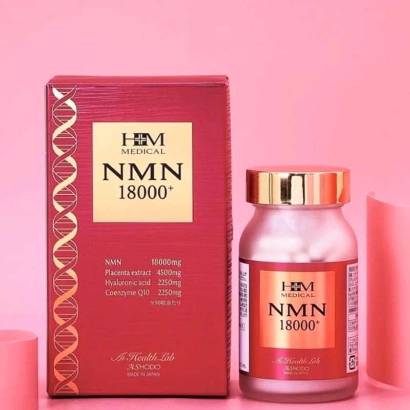 Viên uống NMN 18000 Aishodo là sự tổng hợp các dưỡng chất quý giá.