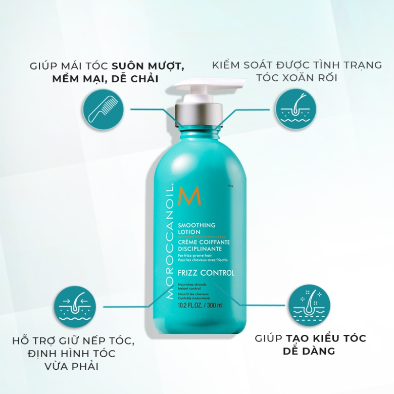 Moroccanoil Smoothing Lotion - Kem sấy suôn mượt