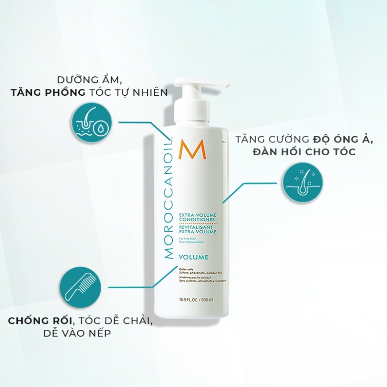 Moroccanoil Extra Volume Conditioner - Dầu xả tăng độ phồng tóc