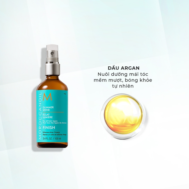 Moroccanoil Finish Glimmer Shine - Xịt dưỡng bóng cho mọi loại tóc