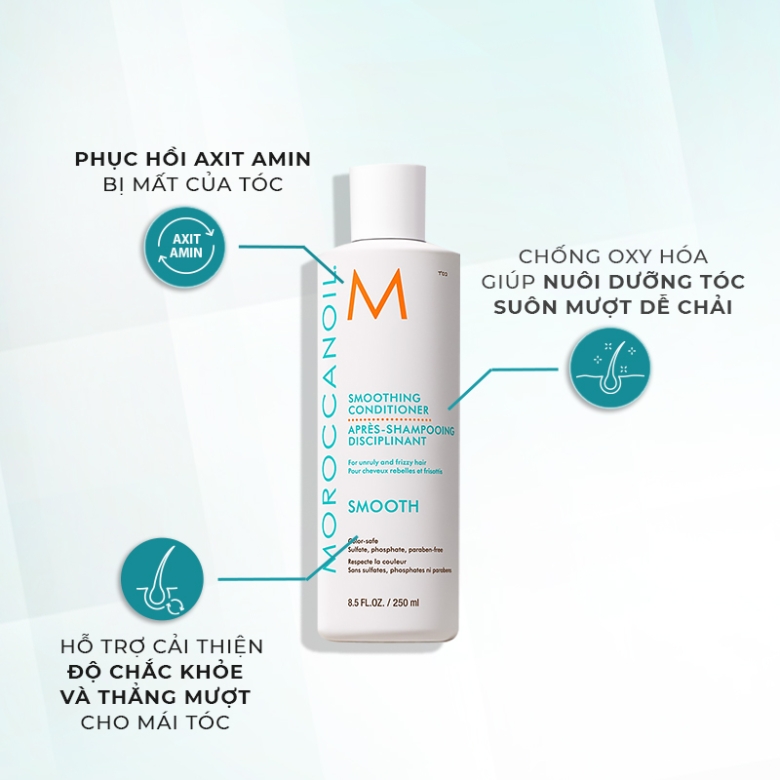 Moroccanoil Smoothing Conditioner - Dầu xả suôn mượt