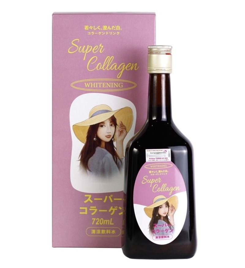 Nước uống Super Collagen Nhật Bản 750ml đẹp dáng sáng da trẻ lâu