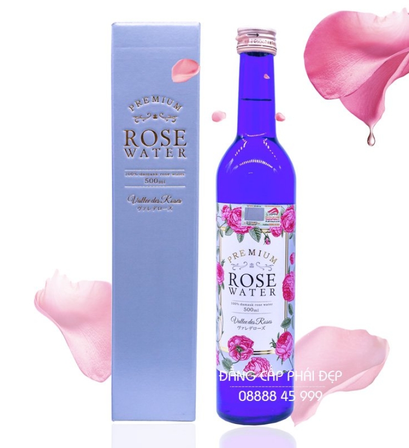 Nước Uống Hoa Hồng Rose Water 500ml Nhật Bản