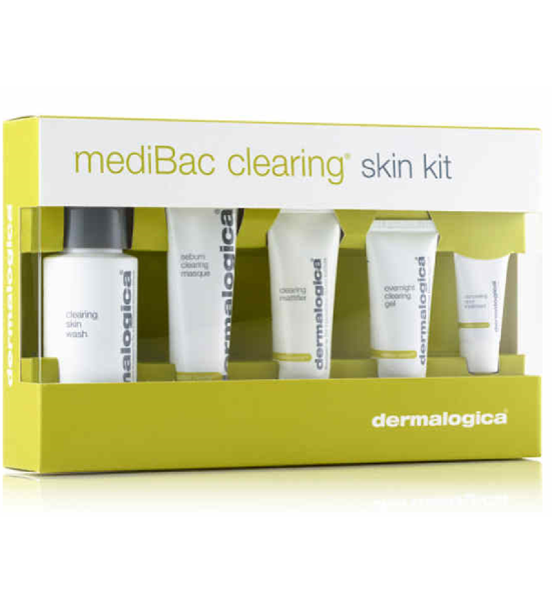 Bộ kit dưỡng dành cho da mụn Dermalogica MediBac Clearing Skin Kit