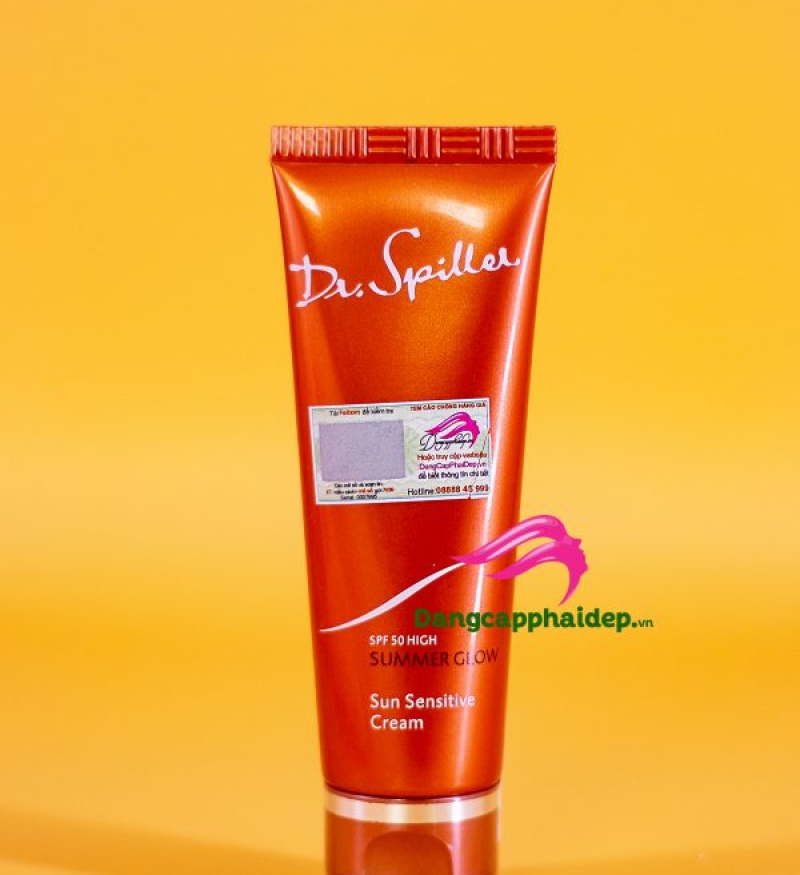 Dr.Spiller SUMMER GLOW Sun Sensitive Cream SPF 50 - “Lá chắn thép” bảo vệ làn da tươi khỏe, rạng rỡ mỗi ngày