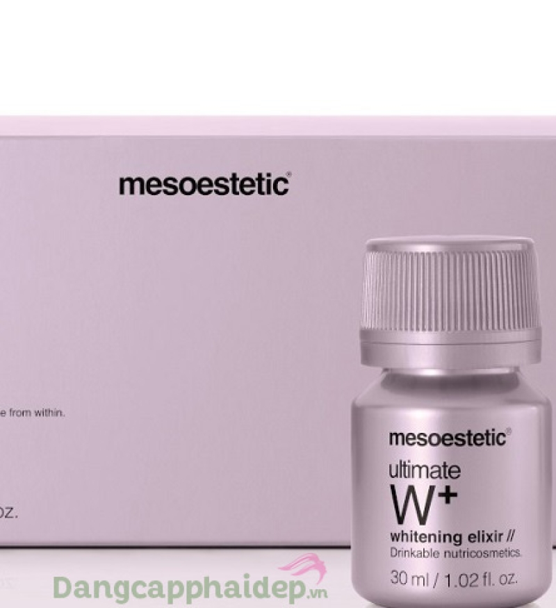 Mesoestetic Ultimate W+ Whitening Elixir - Nước Uống Ngừa Nám Dưỡng Trắng Da