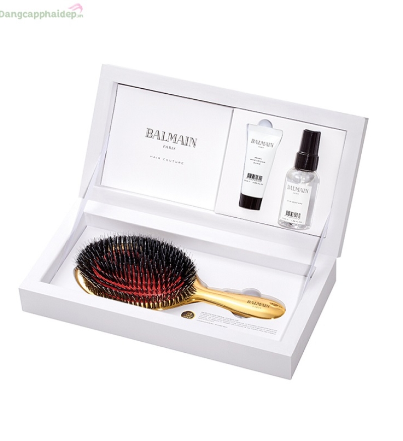 Balmain Hair Golden Spa Brush – Bộ sản phầm chăm sóc tóc toàn diện