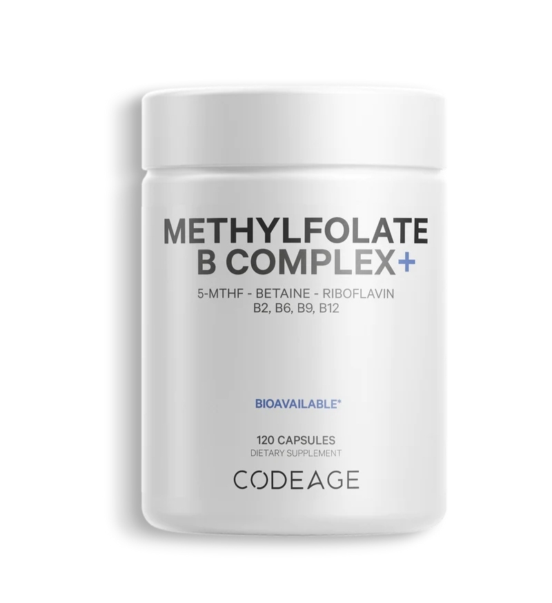 Viên uống bổ não Codeage Methylfolate B Complex hộp 120 viên