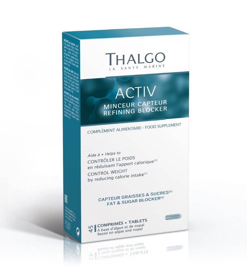 Viên uống thải độc, ngăn tích tụ mỡ Thalgo - Activ Refining Blocker hộp 45 viên