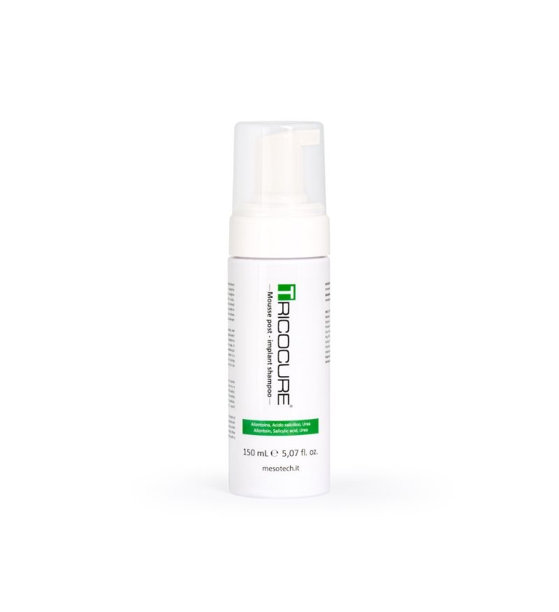 Dầu gội tạo bọt làm khỏe sợi tóc và kích thích mọc tóc Mesotech Tricocure Mousse Post-Implant Shampoo 150ml - MS MST068