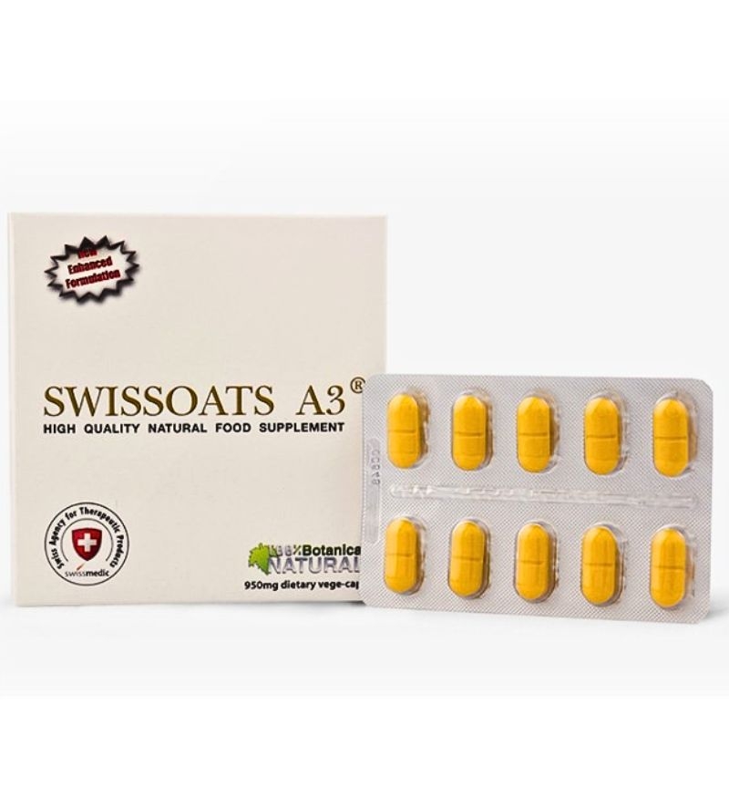 Swissoats A3 Viên Uống Trắng Da Tế Bào Gốc Thụy Sỹ