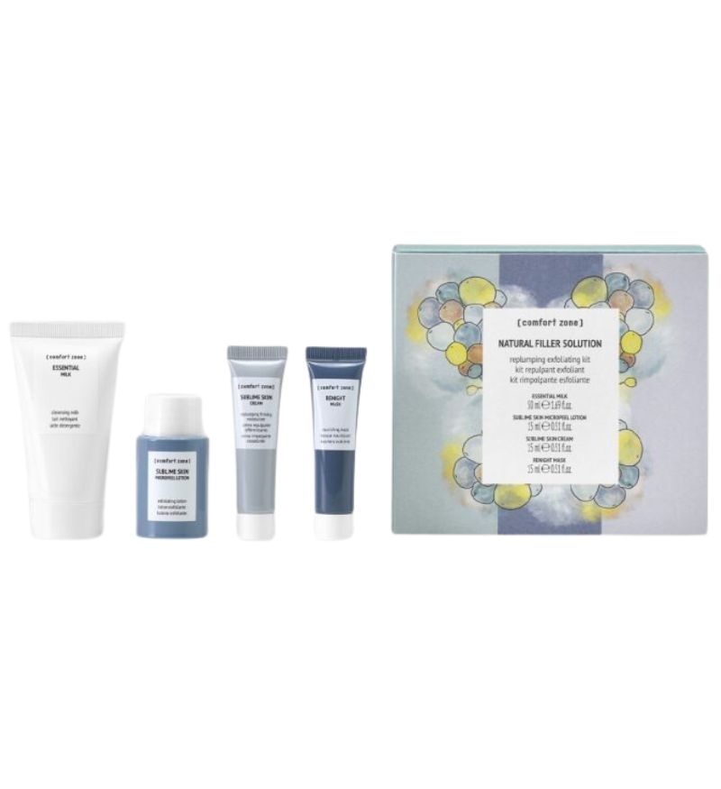 Bộ sản phẩm tái tạo và làm căng da Comfort Zone Natural Filler Solution Kit 1 set