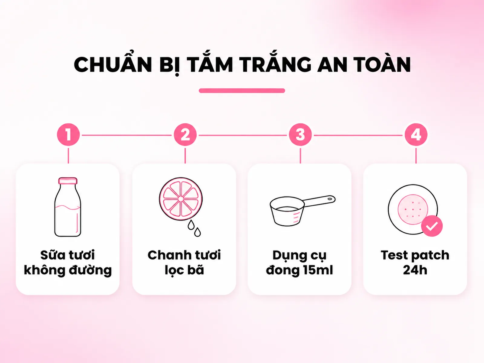 Cần chuẩn bị gì trước khi tắm trắng
