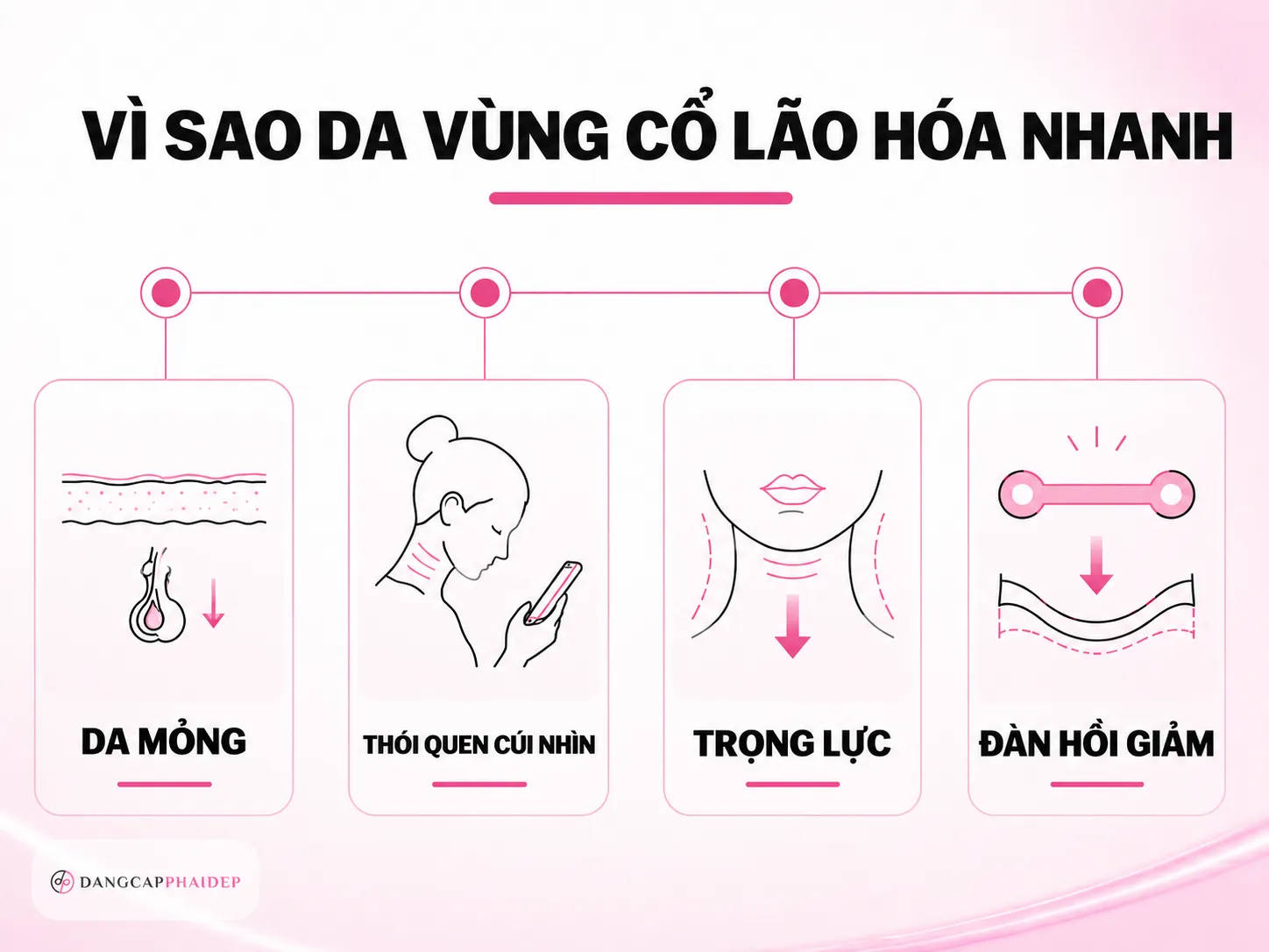 Vì sao da cổ lão hóa sớm hơn bạn nghĩ