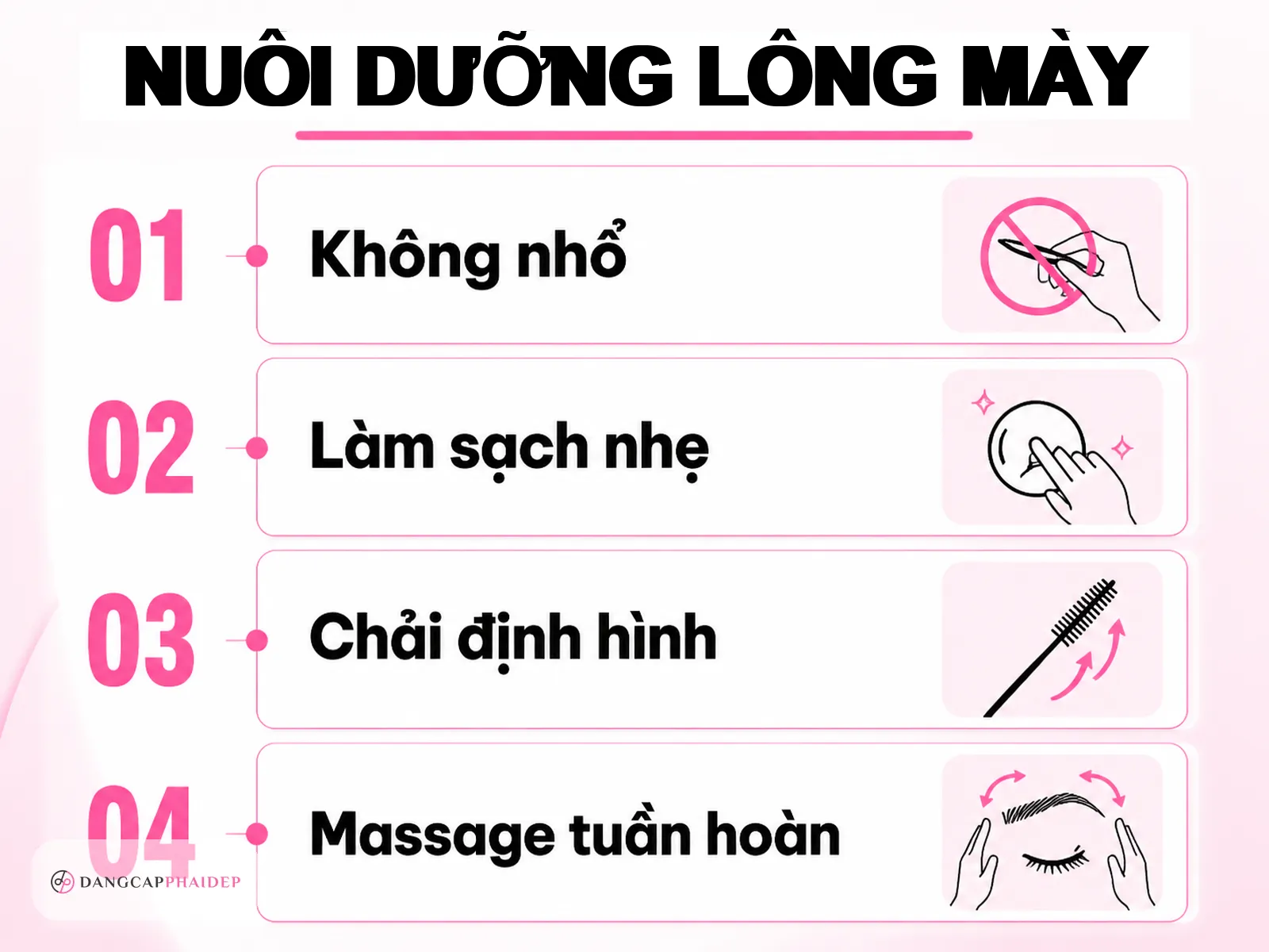 Cách làm lông mày rậm tại nhà bằng nguyên liệu thiên nhiên