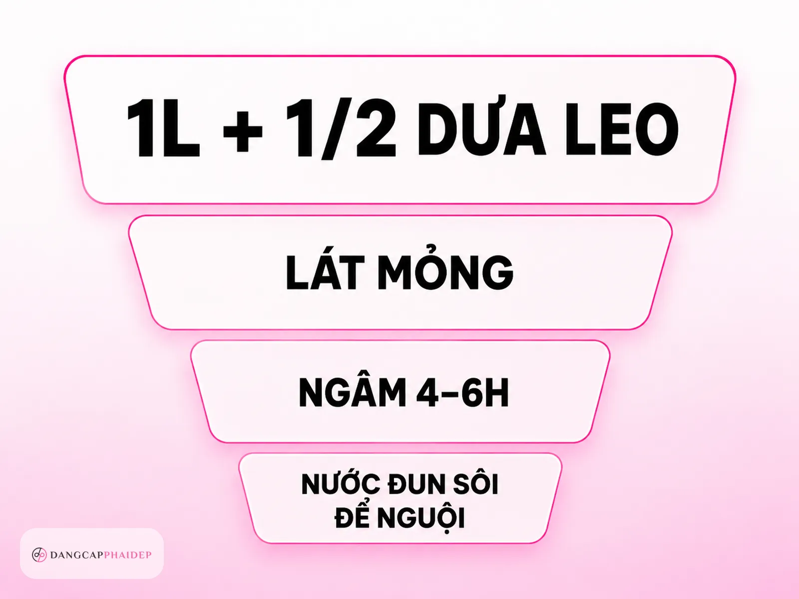 Infographic công thức pha detox dưa leo tỷ lệ 1 lít nước và 1/2 quả dưa leo cùng hướng dẫn ngâm và chuẩn bị