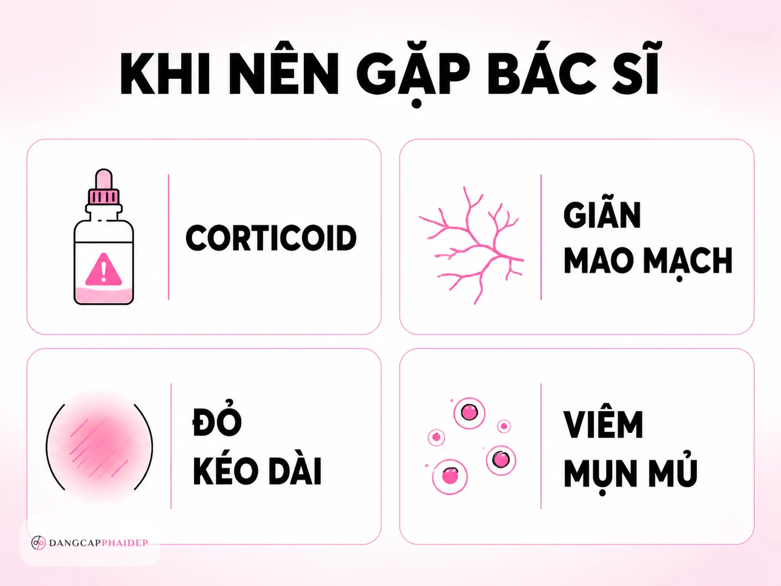 Khi nào cần gặp bác sĩ da liễu?