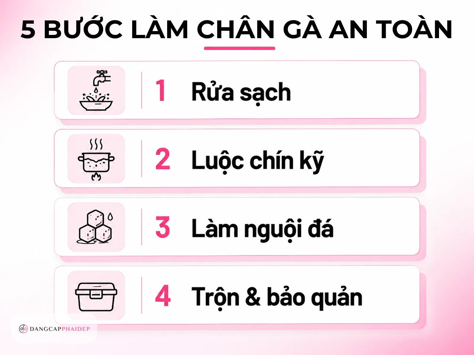 An toàn thực phẩm: tự làm chân gà ngâm sả tắc tại nhà