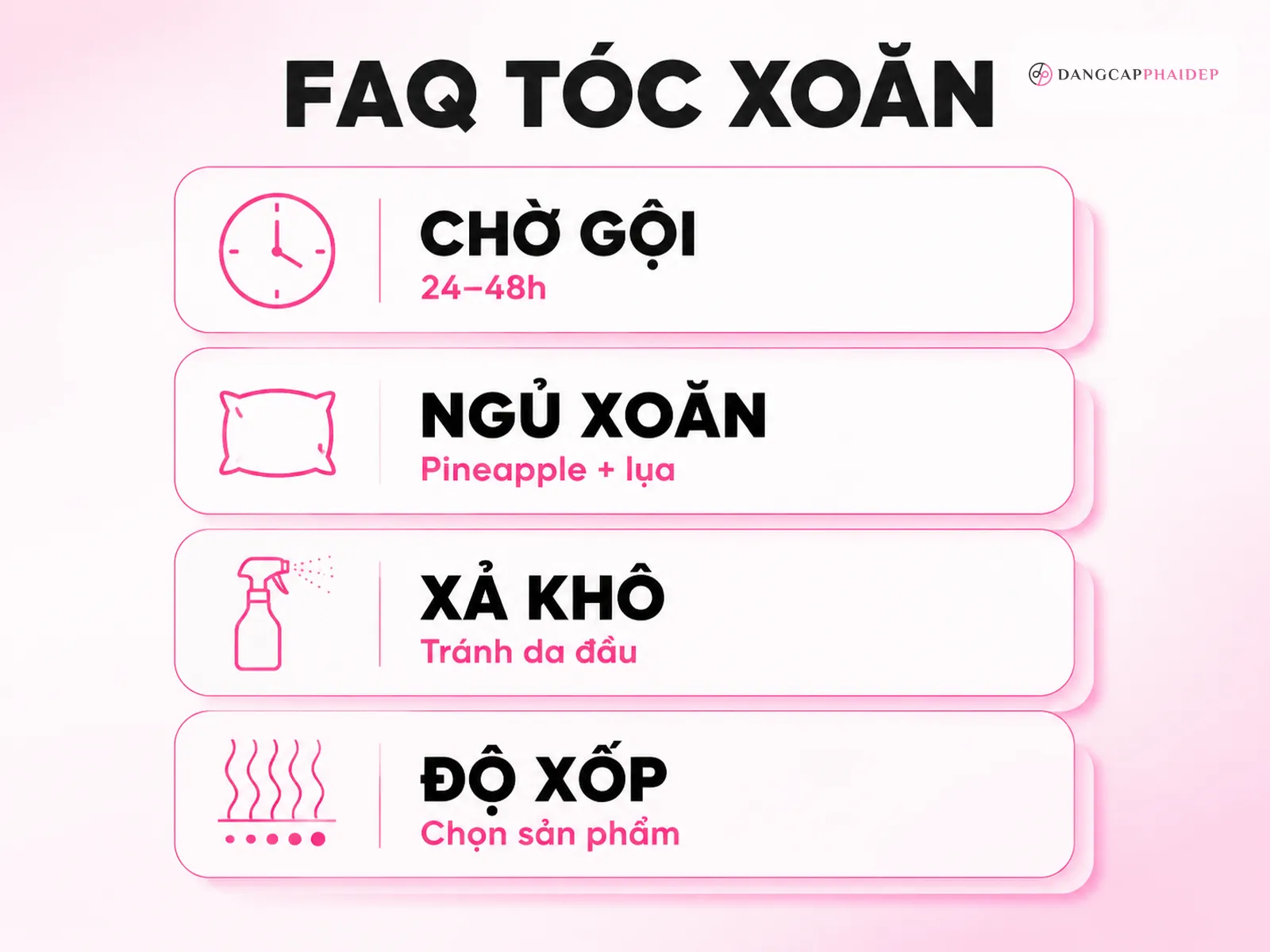 Câu hỏi thường gặp khi dưỡng tóc xoăn