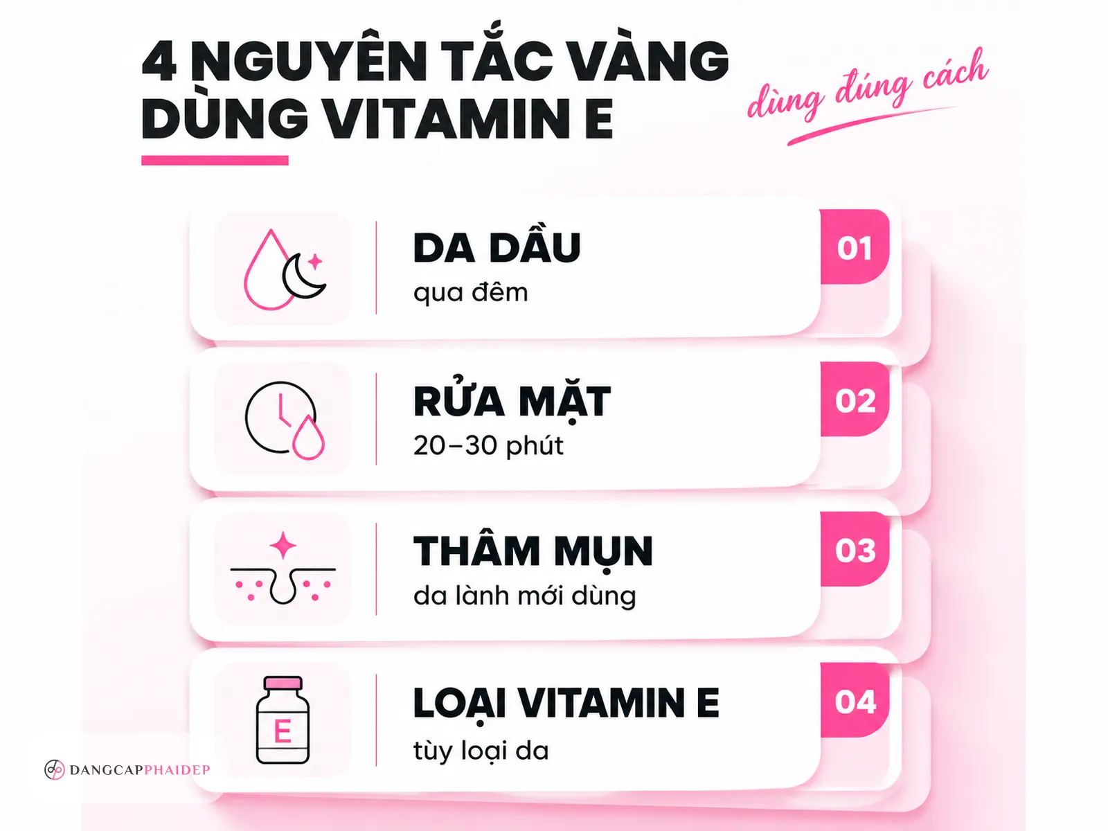 Câu hỏi thường gặp về bôi vitamin E lên mặt