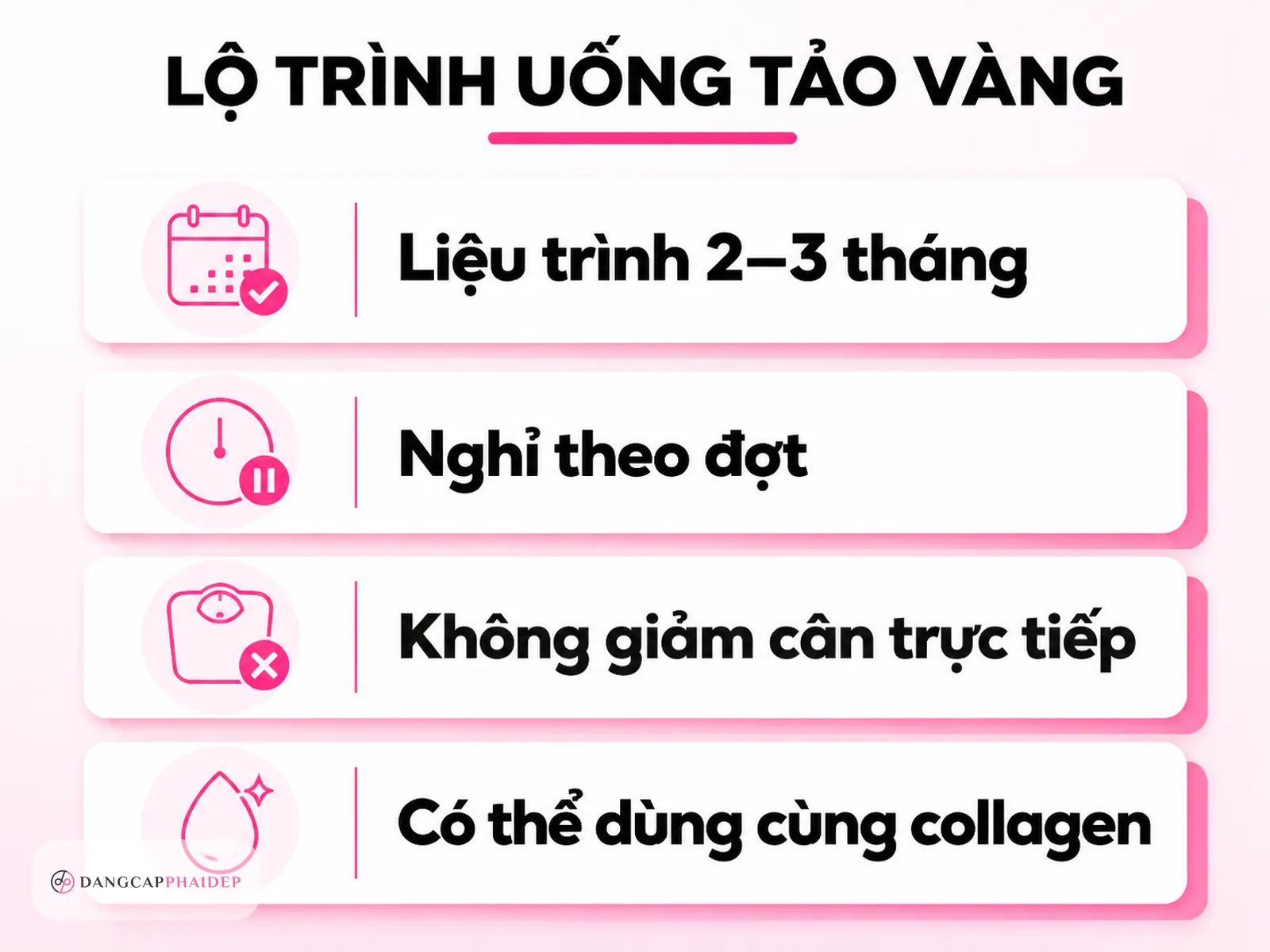 Uống tảo vàng bao lâu có tác dụng và cách dùng theo liệu trình, kết hợp collagen