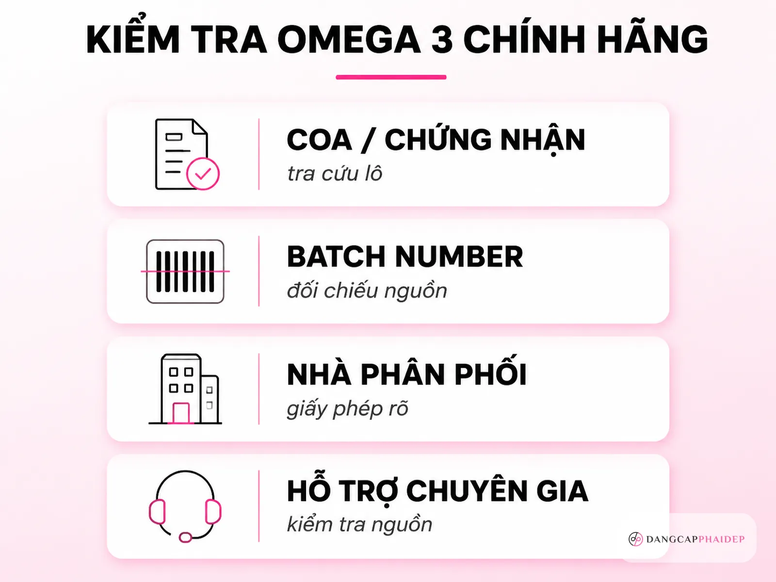 Mua omega 3 chính hãng ở đâu để an tâm về nguồn gốc