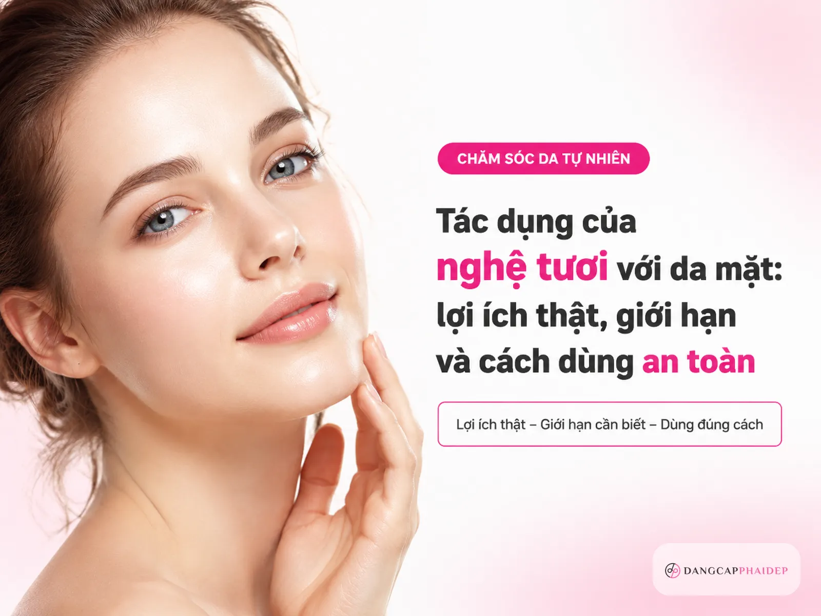 ĐẮP MẶT NẠ NGHỆ TƯƠI HỖ TRỢ CẢI THIỆN MỤN VÀ CẤP ẨM CHO DA