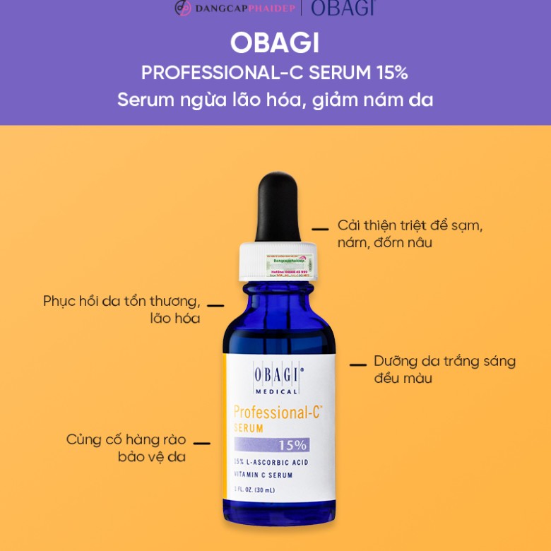 Serum ngừa lão hóa, giảm nám da Professional-C Serum 15% bán chạy số 1 tại Hoa Kỳ