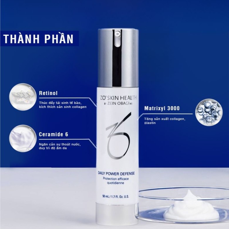 Zo Skin Health Daily Power Defense 50ml - Kem phục hồi da