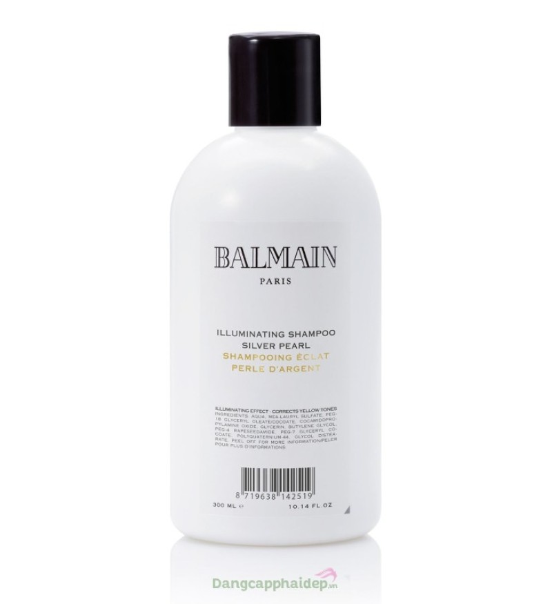 Dầu gội tím khử vàng Balmain Hair Illuminating Shampoo Silver Pearl 300ml