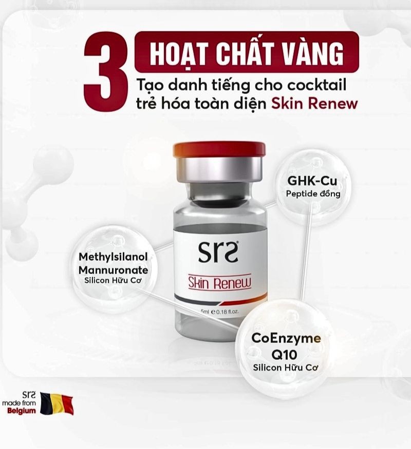 SRS Skin Renew trẻ hóa toàn diện, duy trì độ căng bóng da