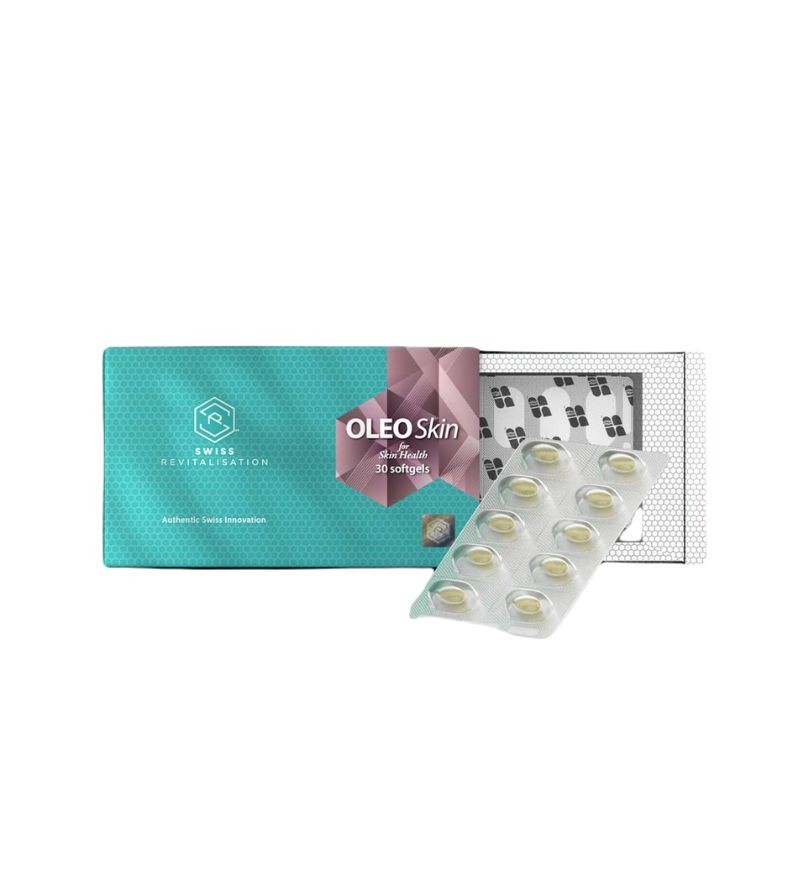 Viên uống cấp ẩm, nuôi dưỡng làn da khỏe mạnh Swiss Revitalisation Oleo Skin hộp 30 viên