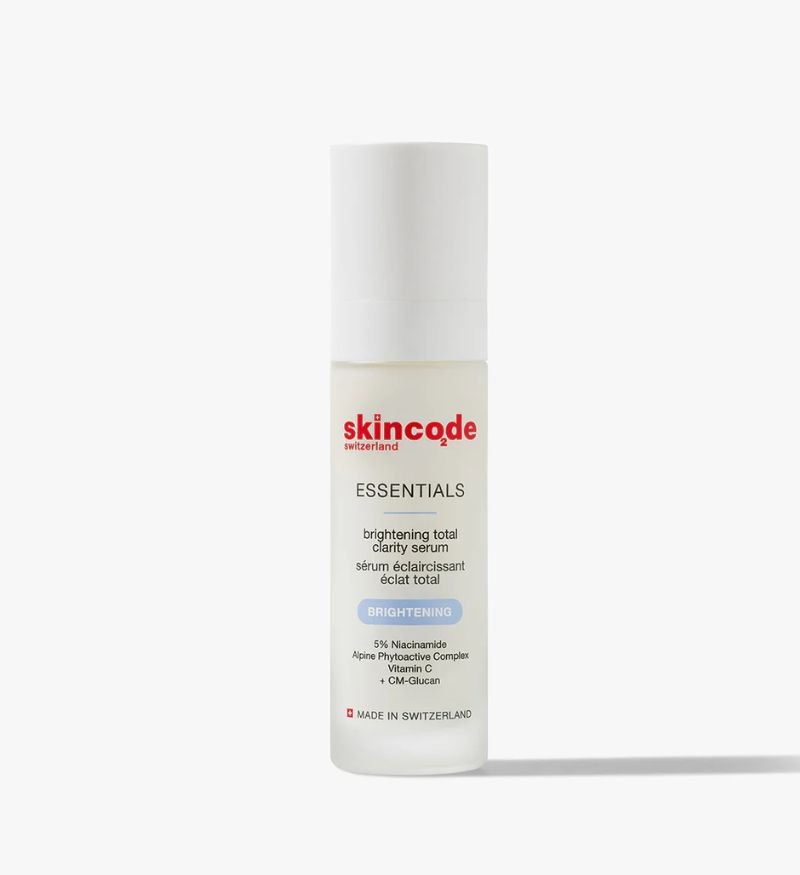 Huyết thanh dưỡng trắng giảm nám Skincode Alpine White Brightening Total Clarity Serum 30ml - MS 1602