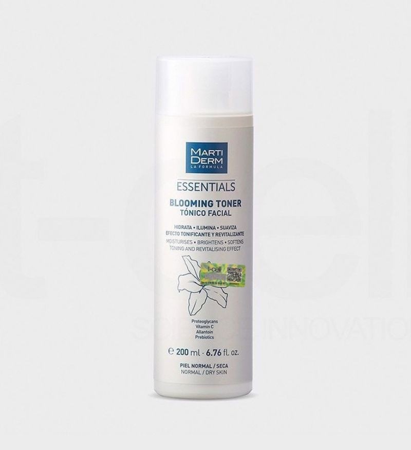 Nước cân bằng dưỡng ẩm Martiderm Essentials Blooming Toner 200ml