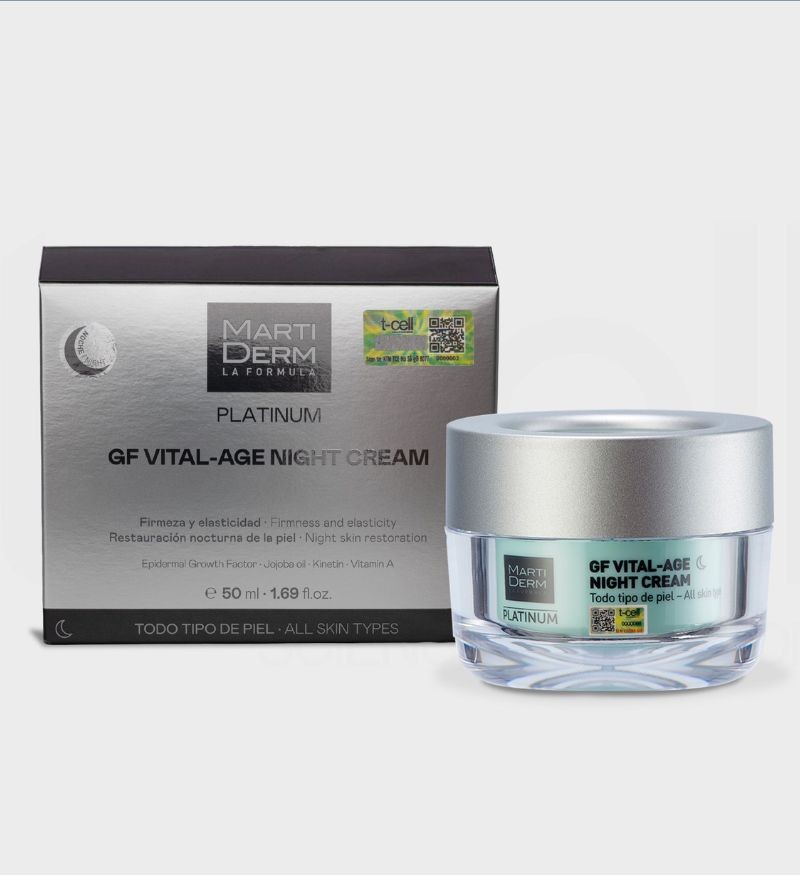 Kem Dưỡng Ẩm Ban Đêm MartiDerm Platinum GF Vital Age Night Cream 50ml
