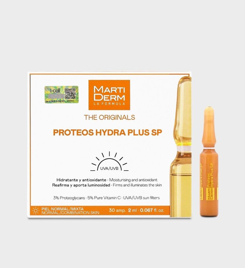 Tinh chất dưỡng ẩm chống lão hóa da ban ngày Martiderm The Originals Proteos Hydra Plus SP 10 ống x 2ml