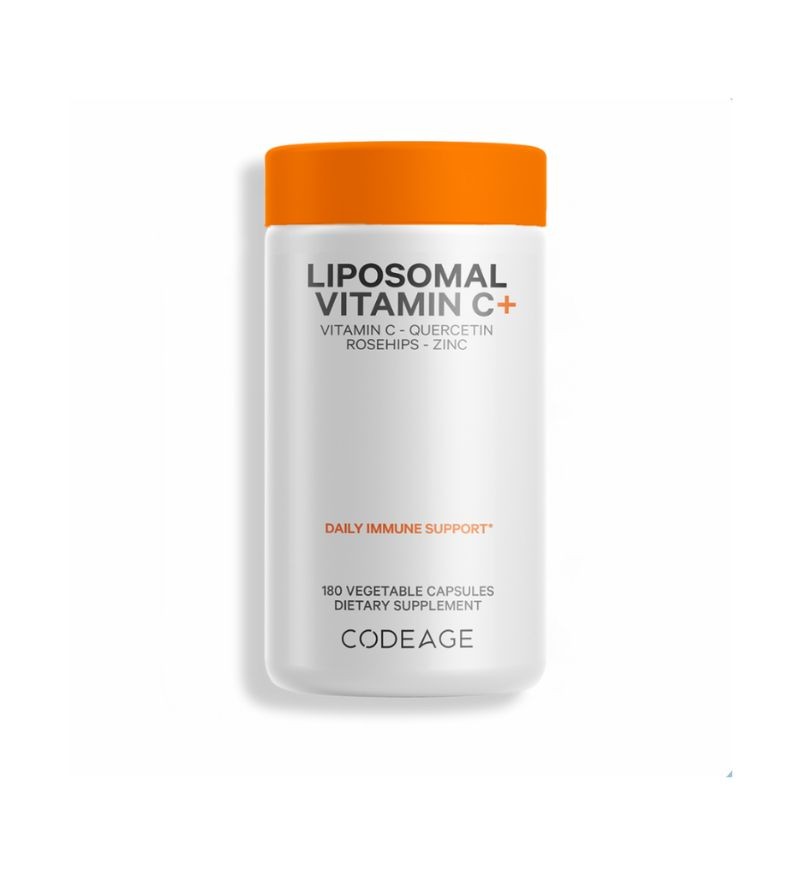 Viên uống sáng da Codeage Liposomal Vitamin C hộp 180 viên