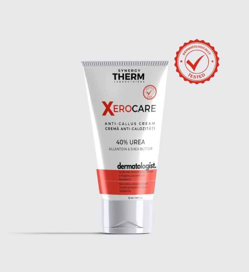 Kem phục hồi và làm mềm da bị chai sần, nứt nẻ Synergy Therm Xerocare Anti - Callus Cream 40% Urea 50ml - ST31