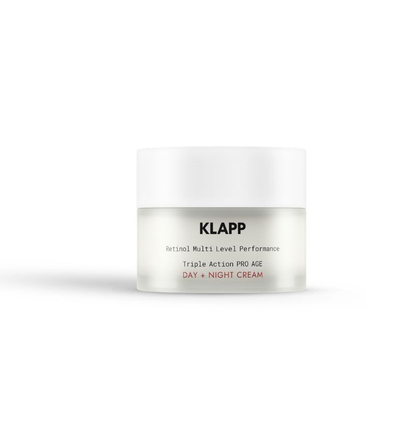 Kem dưỡng trẻ hóa và phục hồi da 24h Klapp Retinol Triple Action Pro Age Day + Night Cream 50ml