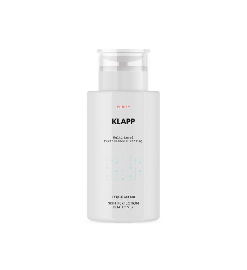 Nước hoa hồng cân bằng & se khít lỗ chân lông Klapp Triple Action Skin Perfection BHA Toner 200ml