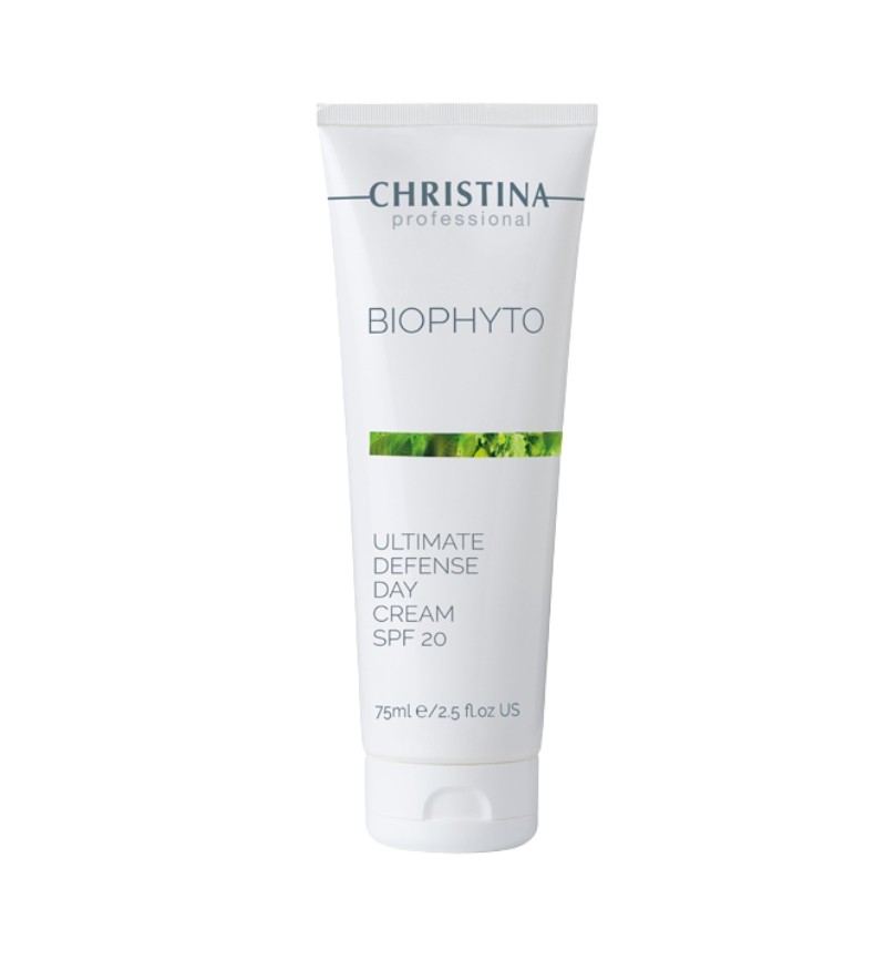 Kem chống nắng dưỡng da ban ngày Christina BioPhyto 8b Ultimate Defense Day Cream SPF 20 tuýp 75ml