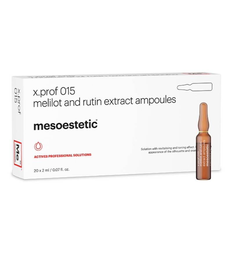 Tinh chất hỗ trợ giảm mỡ, chống suy giản tĩnh mạch Mesoestetic 015 Melilot and Rutin Extract
