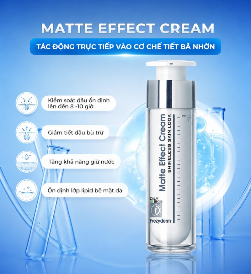 Kem dưỡng ẩm, giảm nhờn Frezyderm Matte Effect Cream