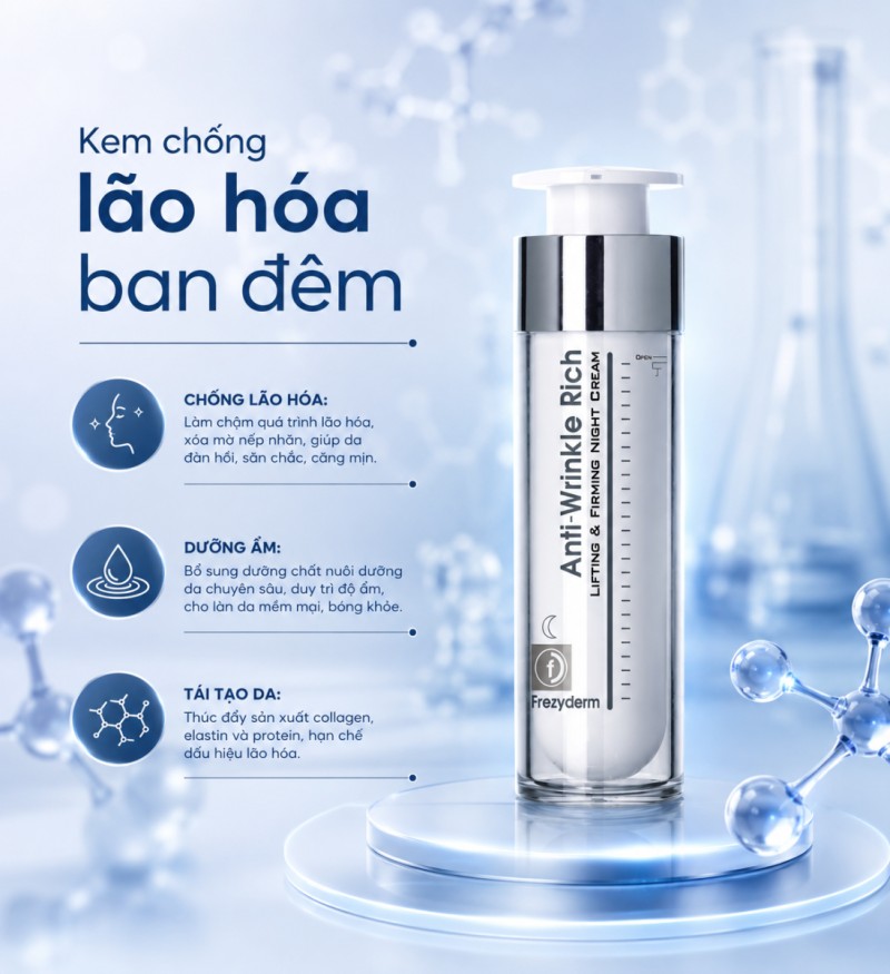 Kem chống lão hóa ban đêm Frezyderm Anti-Wrinkle Night Cream 50ml