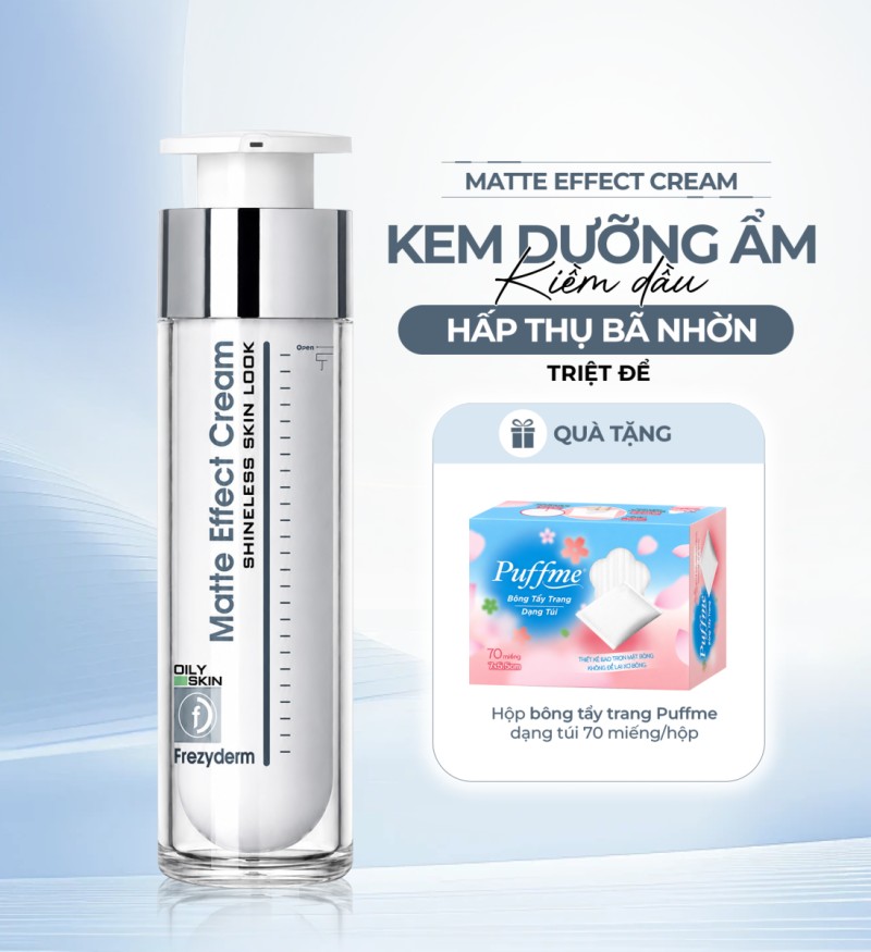Kem dưỡng ẩm, giảm nhờn Frezyderm Matte Effect Cream