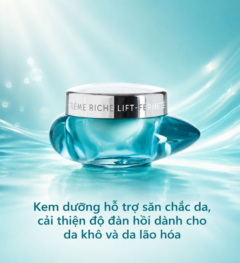 Kem dưỡng hỗ trợ săn chắc da, cải thiện độ đàn hồi dành cho da khô và da lão hóa Thalgo Lifting & Firming Rich Cream 50ml