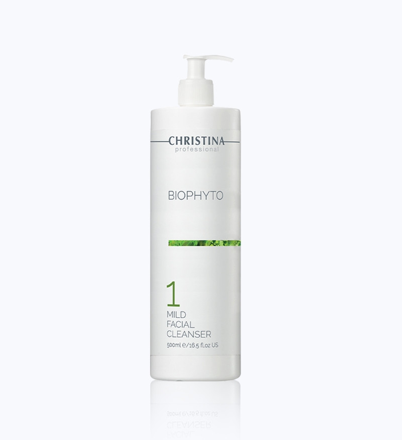 Sữa rửa mặt làm sạch sâu Christina Bio Phyto 1 Mild Facial Cleanser 500ml