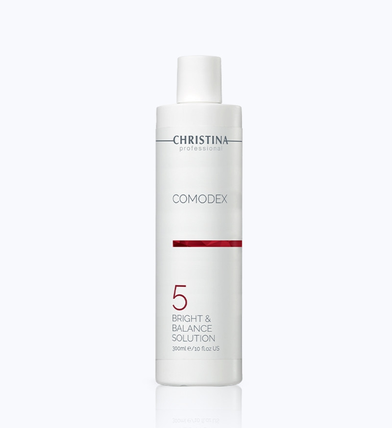 Dung dịch dưỡng trắng cân bằng da Christina Comodex 5 Bright & Balance Solution 300ml
