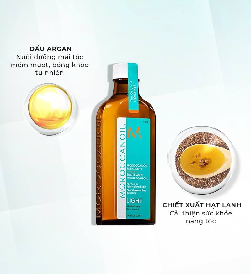 Moroccanoil Treatment Light - Dầu dưỡng tóc sáng màu
